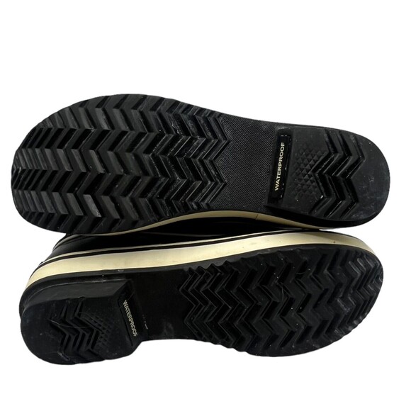 SOREL Tivoli Snow Boots Women’s Size 7 Black Waterproof Mid Faux Fur Winter - Picture 9 of 12